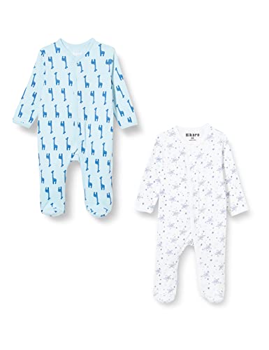 HIKARO Baby Sleepsuits with Long Sleeves and Feet, Dream (727), 12-18 Months von HIKARO