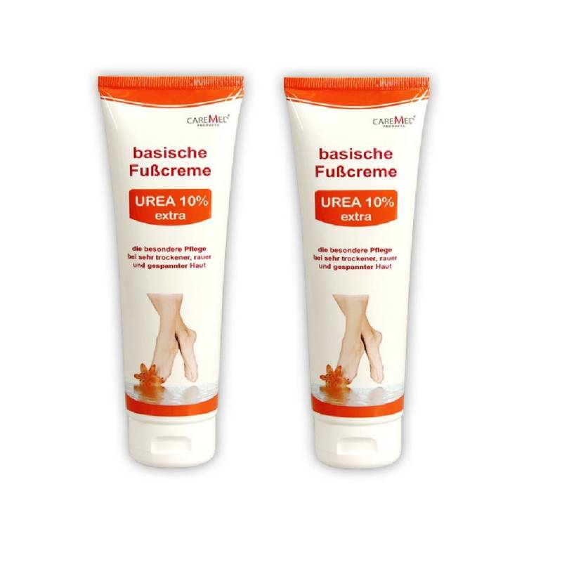 CareMed Fußpflegecreme basische Fußcreme UREA 10% extra von CareMed