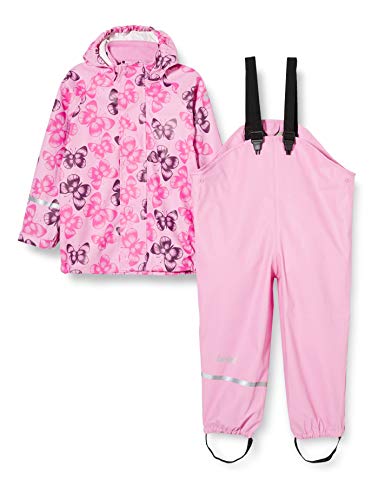 CareTec Baby und Kinder Regenjacke und Regenhose im Set, Cyclamen (538), 74 von CareTec