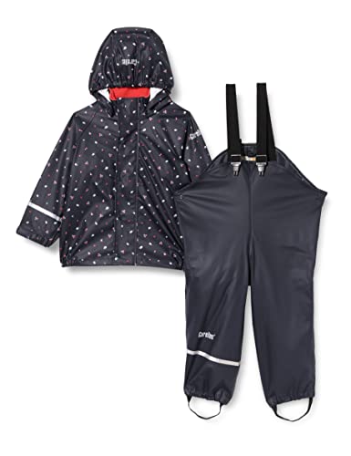 CareTec Baby und Kinder Regenjacke und Regenhose im Set, Baked Apple (443), 104 von CareTec