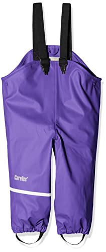 CareTec Unisex Kinder Rain Overall - Pu W/O Fleece Regenhose, Purple (633), 104 EU von CareTec