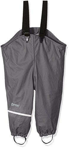 CareTec Kinder Regenlatzhose mit Fleecefutter, Grey (174), 116 von CareTec