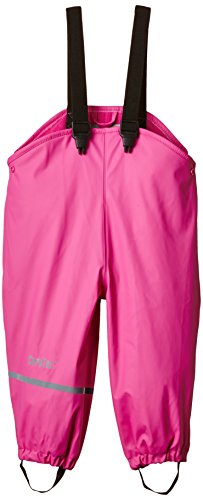 CareTec Kinder Regenlatzhose mit Fleecefutter, Real pink (546), 104 von CareTec