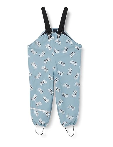 CareTec Kinder Regenlatzhose mit Fleecefutter, Smoke Blue (969), 128 von CareTec