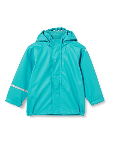 CareTec Unisex Kinder Rain Jacket - Pu W/O Fleece Regenjacke, Turquoise (968), 104 EU von CareTec