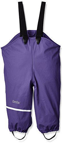 CareTec Kinder Regenlatzhose mit Fleecefutter, Purple (633), 80 von CareTec