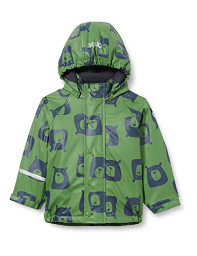 CareTec Regenjacke Kinder mit Fleece Futter, Elm Green (906), 80 von CareTec