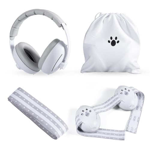 Carehabi 2 in 1 Gehörschutz Baby, Kinder Ohrenschützer Baby Kopfhörer Lärmschutz Beugt Hörverlust Vor, Die Ohrenschützer Sind Leicht Und Weich, Ideal für Den Täglichen Gebrauch Und Unterwegs. von Carehabi