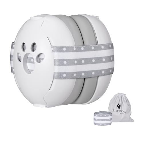 Carehabi Gehörschutz Baby, Kinder Ohrenschützer Baby Kopfhörer Lärmschutz Beugt Hörverlust Vor, Die Ohrenschützer Sind Leicht Und Weich, Ideal für Den Täglichen Gebrauch Und Unterwegs. von Carehabi