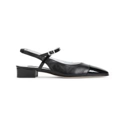 Carel Paris Damen Schwarze Lederslipper von Carel Paris