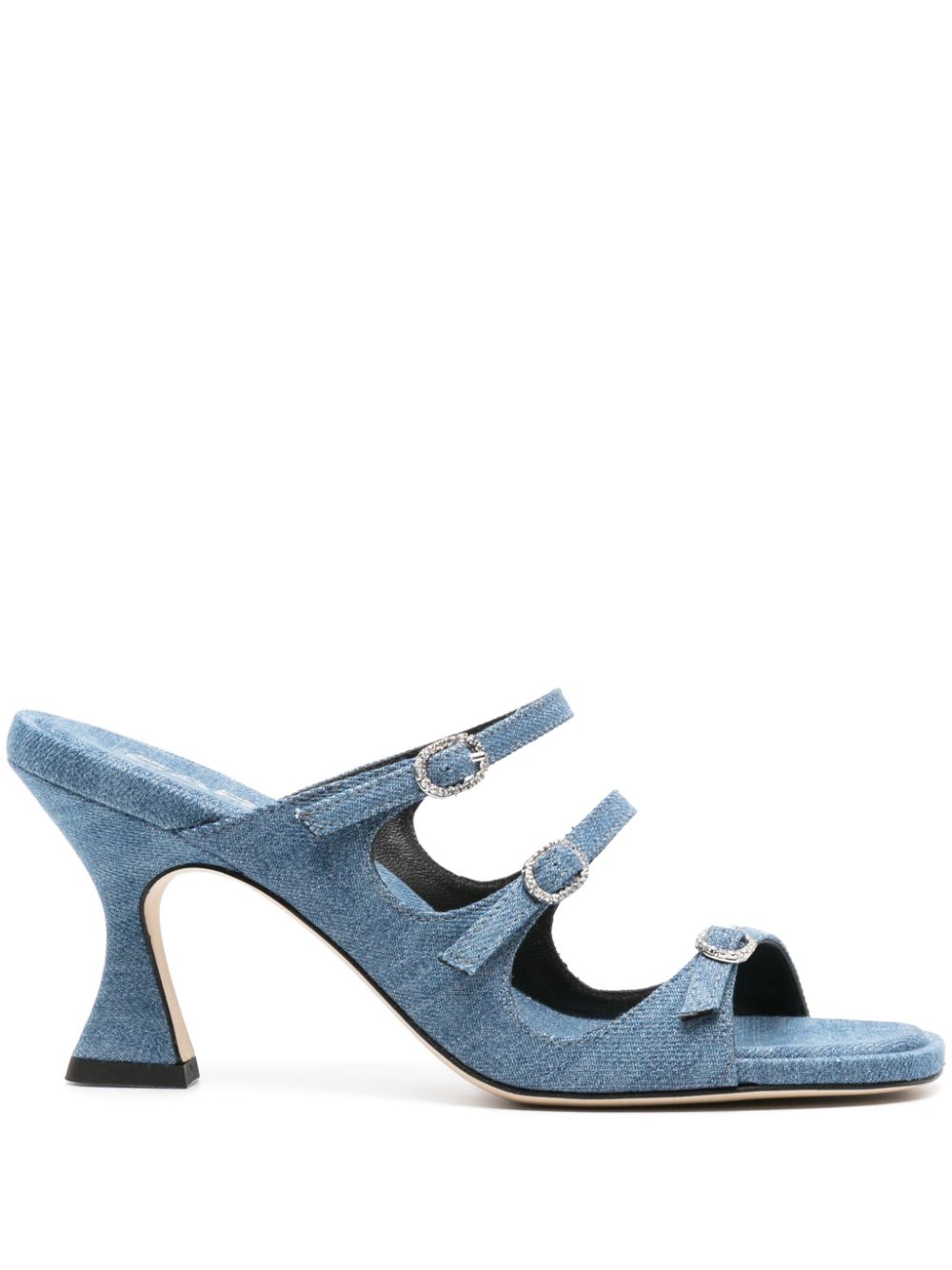 Carel Paris Kitty Jeans-Mules 20mm - Blau von Carel Paris