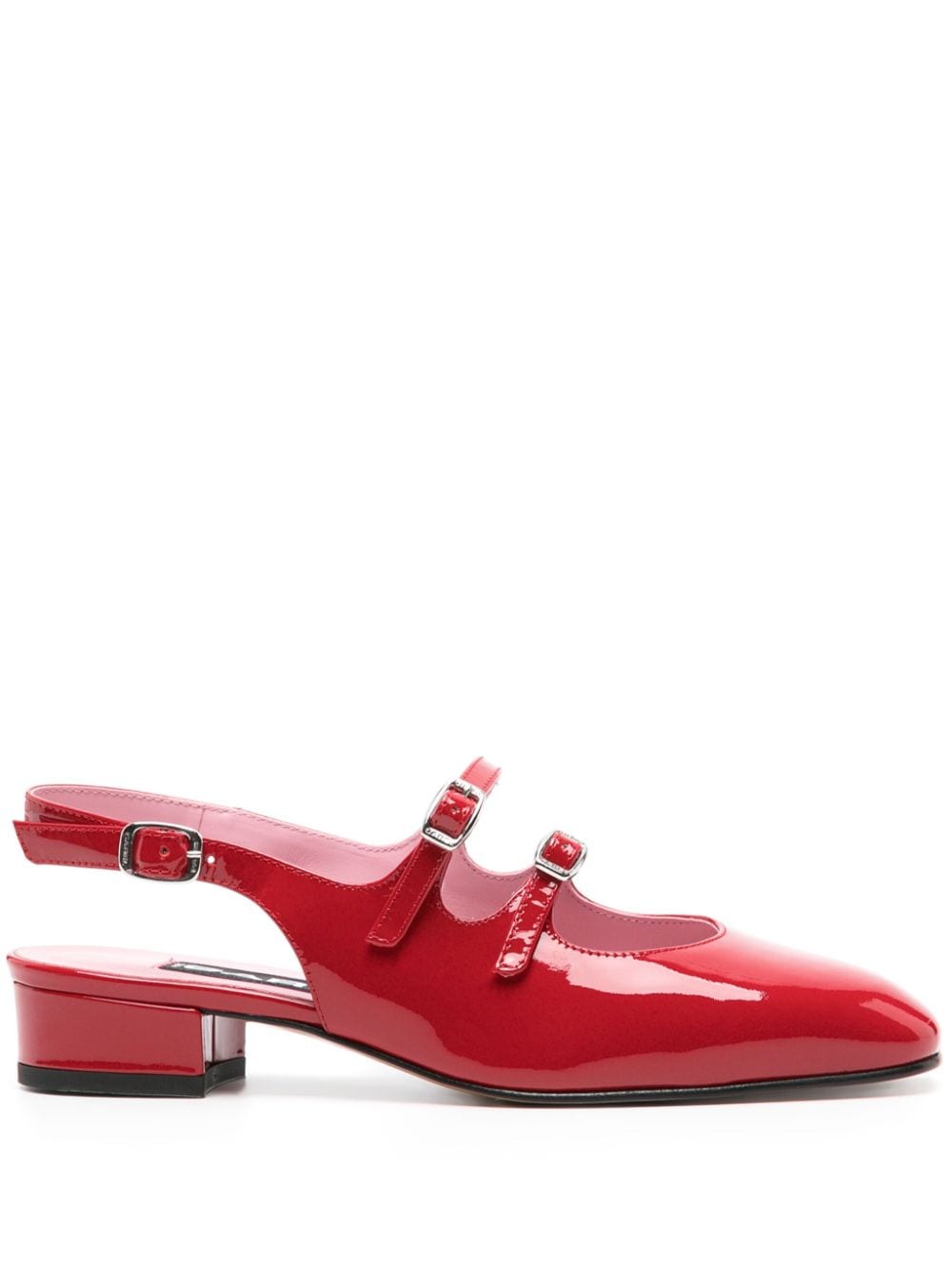 Carel Paris Peche Pumps aus Lackleder - Rot von Carel Paris