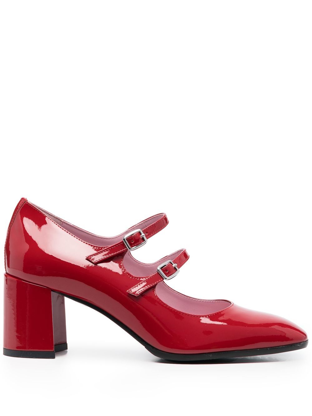 Carel Paris Pumps mit doppeltem Riemen - Rot von Carel Paris