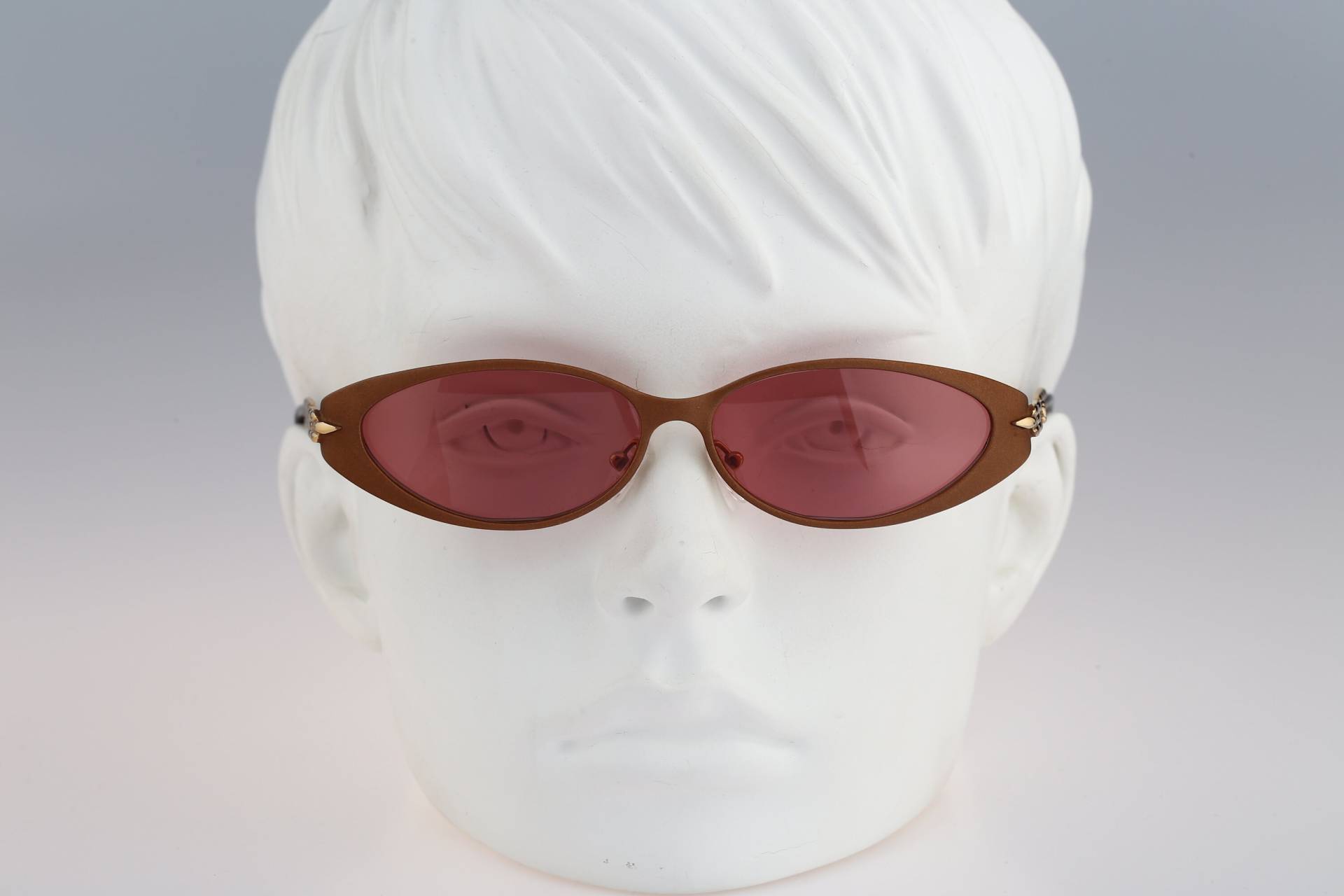 Annabella 410 4, Vintage 90Er Jahre Gläser Unikat Oval Sonnenbrille Damen, Nos von CarettaVintageCo