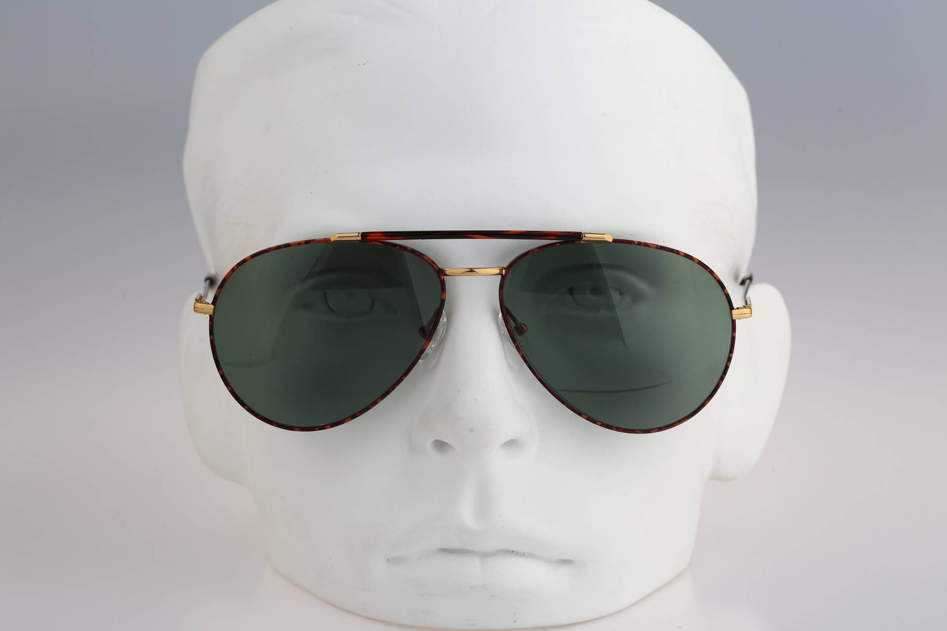 Carrera 5349, Vintage 80Er Gold & Schildkröte Oversized Drop Aviator Sonnenbrille Herren Und Frauen Nos von CarettaVintageCo