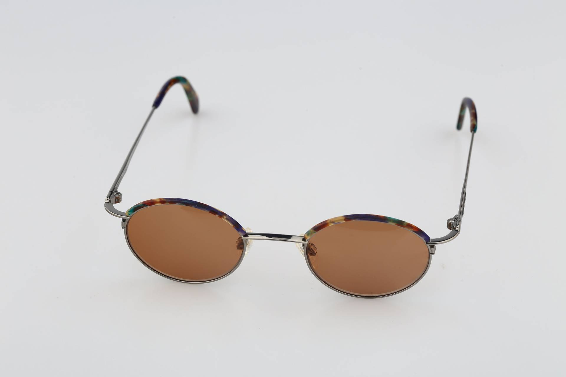 Kleine Runde Sonnenbrille Herren, Marc O'polo Von Metzler 3415 502, Vintage 90Er Jahre Bunterrowline Kreis Damen Nos von CarettaVintageCo