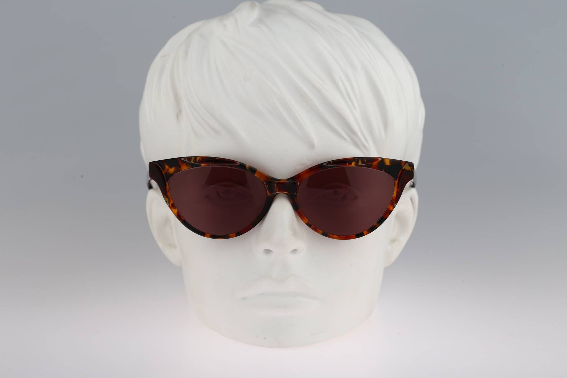 Nouvelle Vague S 147 Jada, Vintage 80Er Jahre Große Schildkröte Cat Eye Sonnenbrille Damen, Nos von CarettaVintageCo