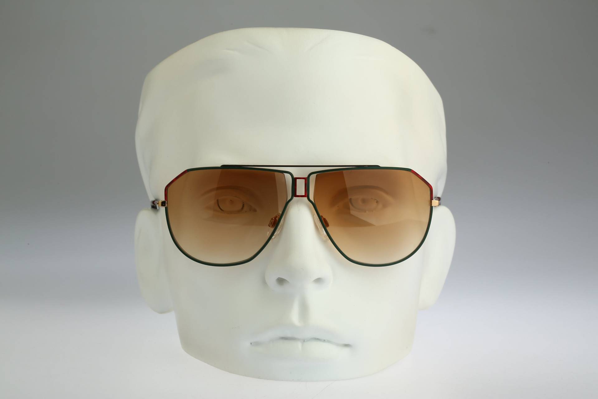 Rodier M149 405, Vintage 80Er Jahre Getönte Braune Linsen Unikat Oversized Aviator Sonnenbrille Herren & Frauen Nos von CarettaVintageCo