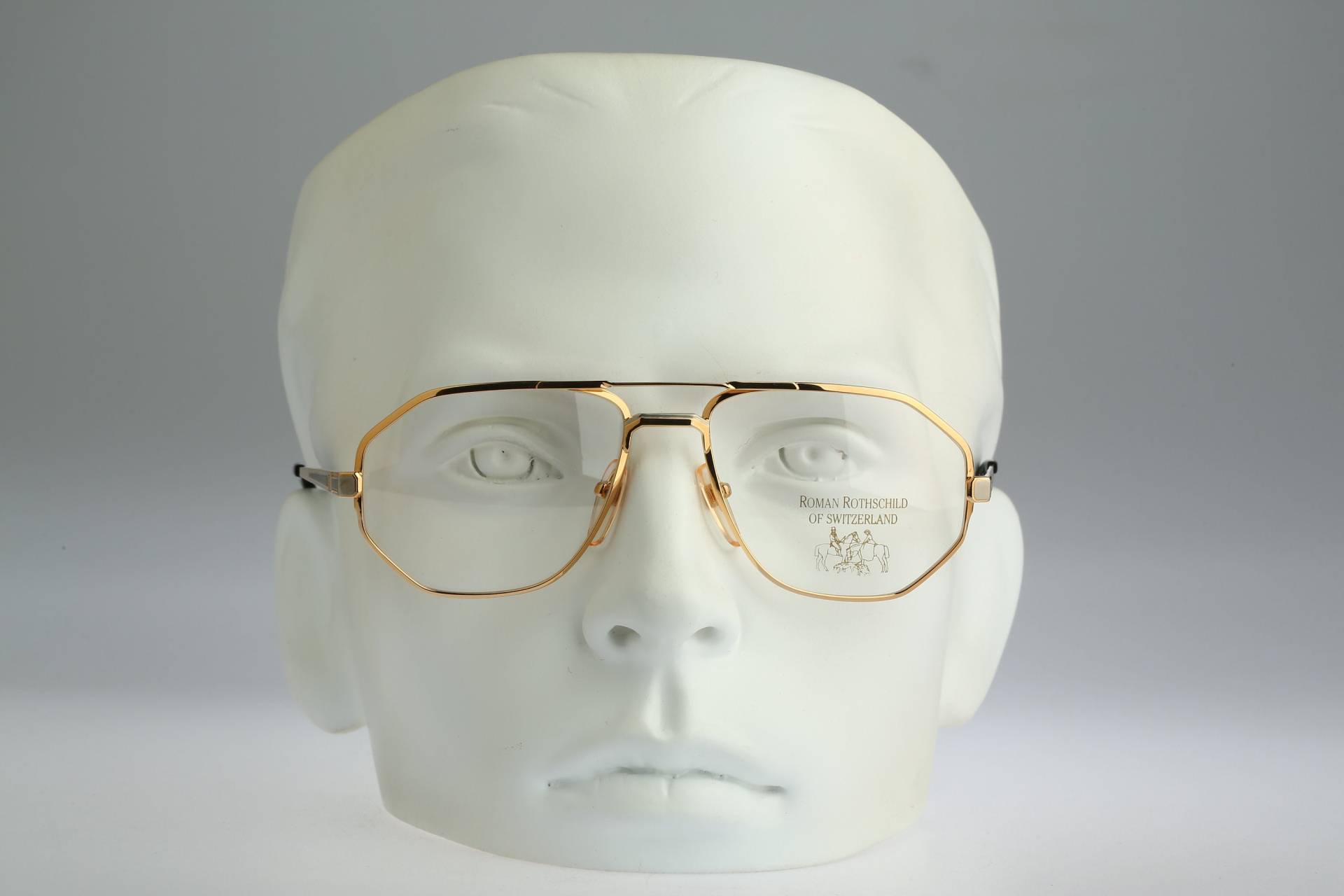 Roman Rothschild Of Switzerland R7, Vintage 80Er Jahre Oversized Goldene Pilotenbrille Herren & Damen Nos Roman Rothschild Of Switzerland R7, Vintage 80Er Jahre Oversized Goldene Pilotenbrille Herren & Damen Nos von CarettaVintageCo