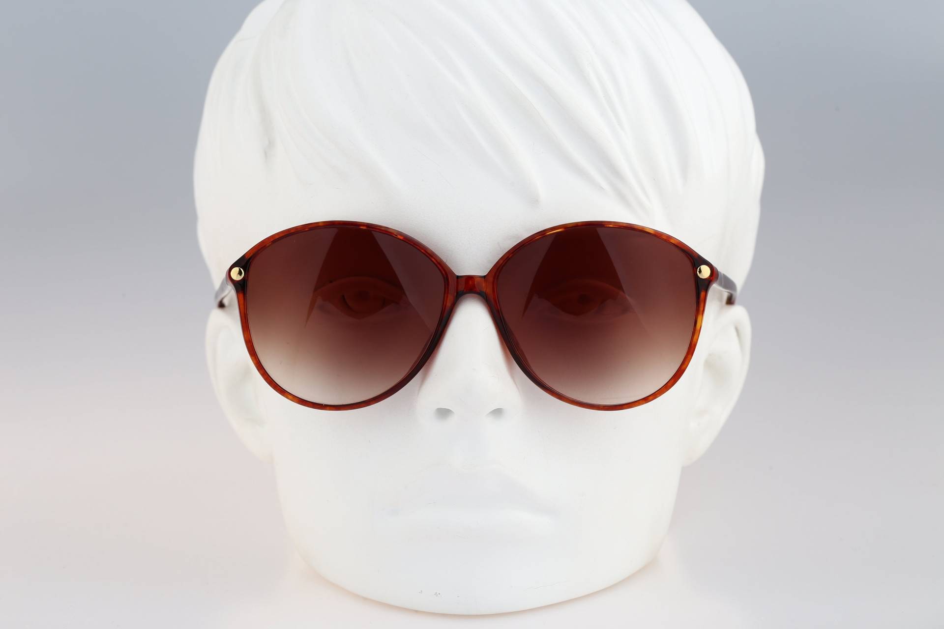 Silhouette M 1156 20 C 1218 Vintage 80Er Leichte Schildkröte Oversized Runde Sonnenbrille Damen , Nos von CarettaVintageCo