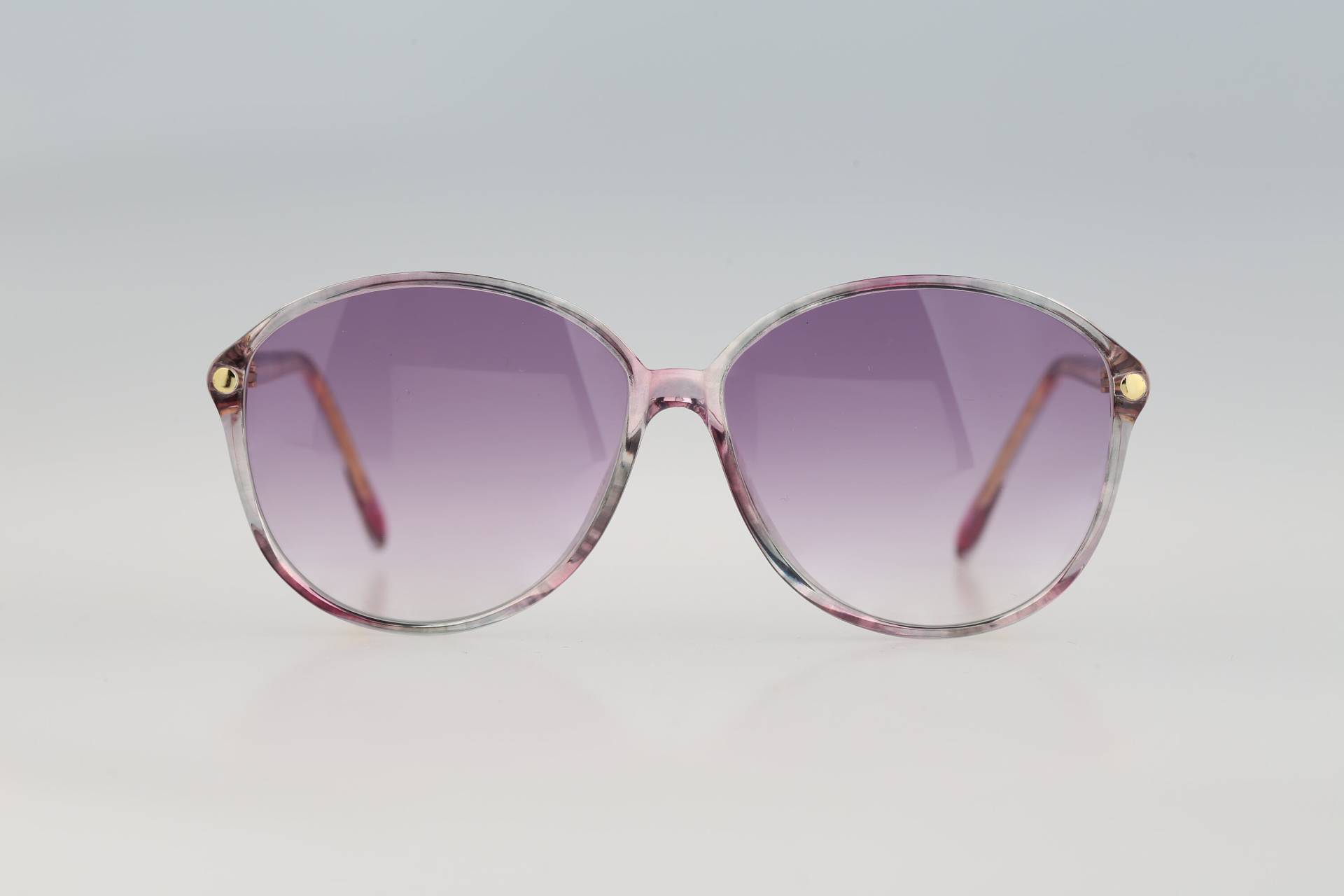 Silhouette M 1156 20 C 1869, Vintage 80Er Getönte Lila Linsen Leicht Klar Oversized Runde Sonnenbrille Damen Nos von CarettaVintageCo