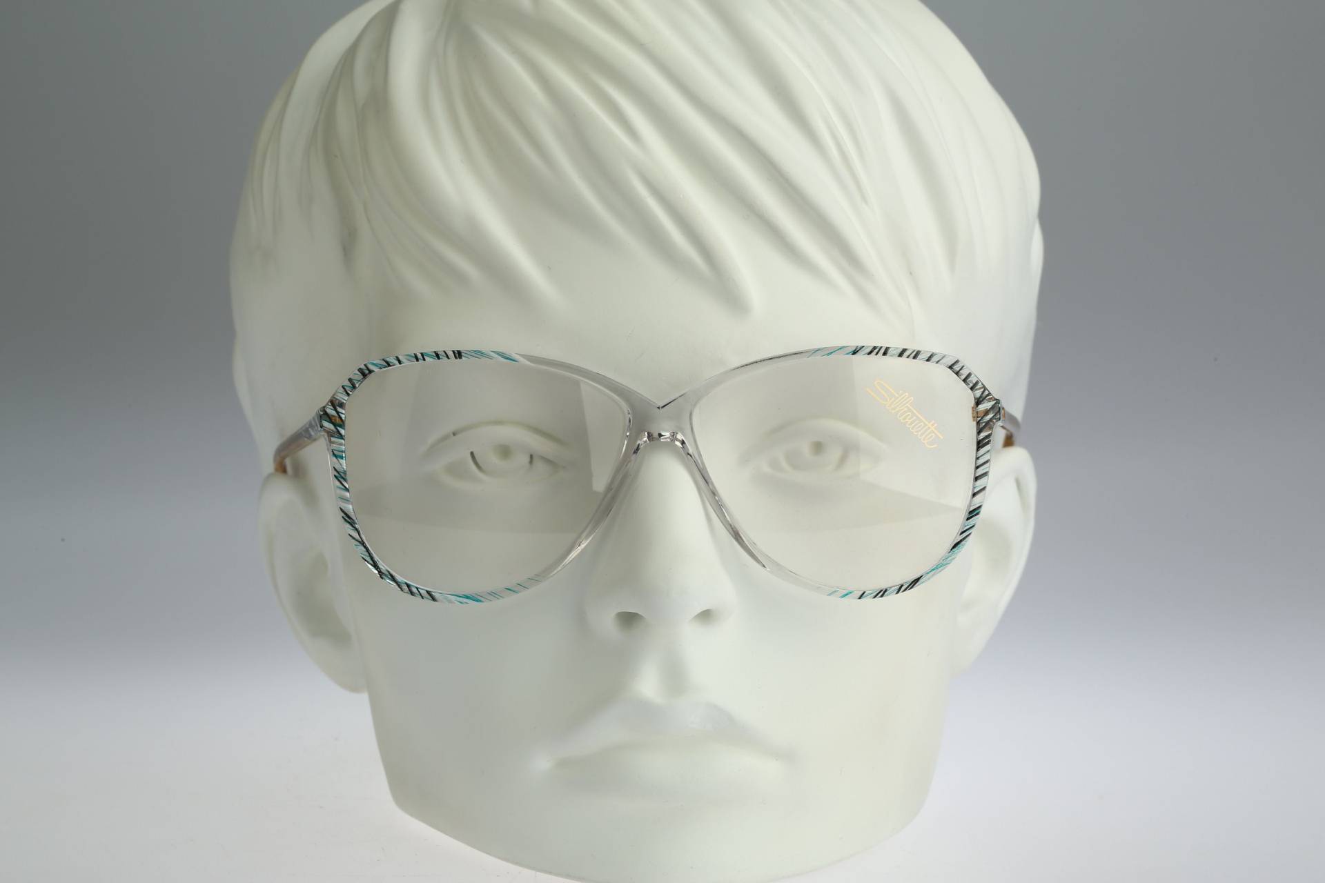 Silhouette M 1730 C 1620, Vintage 80Er Jahre Unikat Oversized Klare Cat Eye Brillenfassungen Damen Nos Silhouette M 1730 C 1620, Vintage 80Er Jahre Unikat Oversized Klare Cat Eye Brillenfassungen Damen Nos von CarettaVintageCo