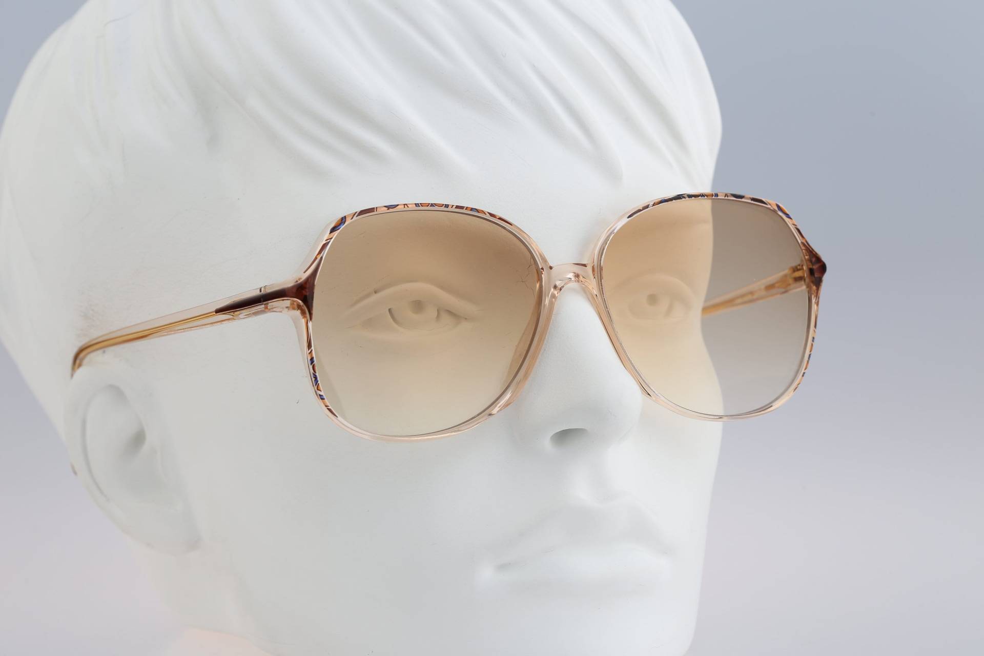 Silhouette M 1746 20 C 6054, Vintage 90Er Jahre Getönte Braune Gläser Einzigartige Klar Schmetterling Sonnenbrille Damen, Nos von CarettaVintageCo
