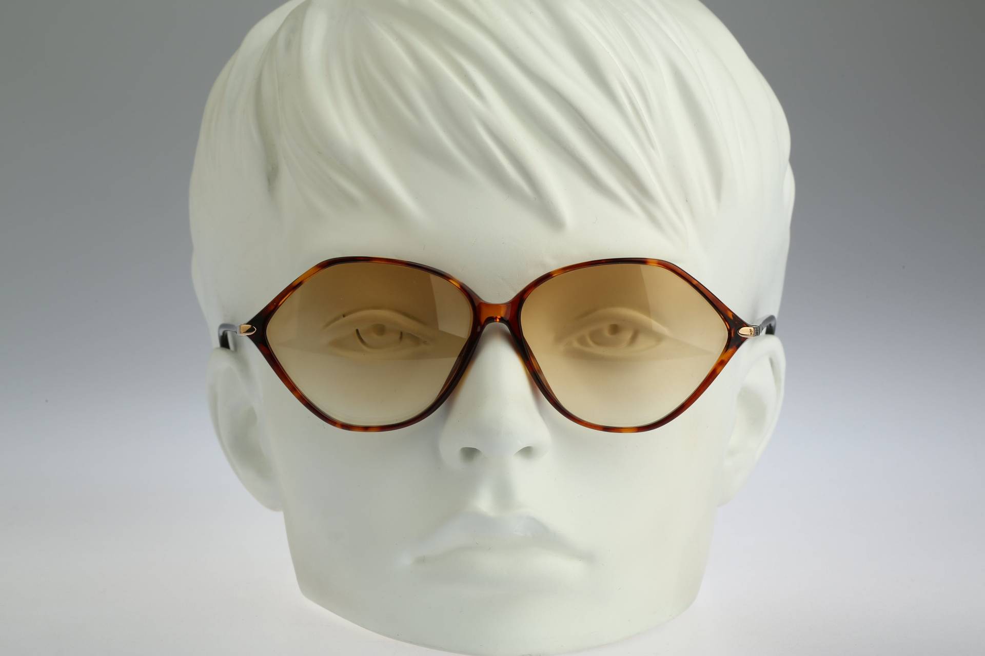 Silhouette M 1776 C 1871, Vintage 80Er Braun Getönte Gläser Unikat Schildkröte Hexagon Schmetterling Sonnenbrille Damen, Nos von CarettaVintageCo