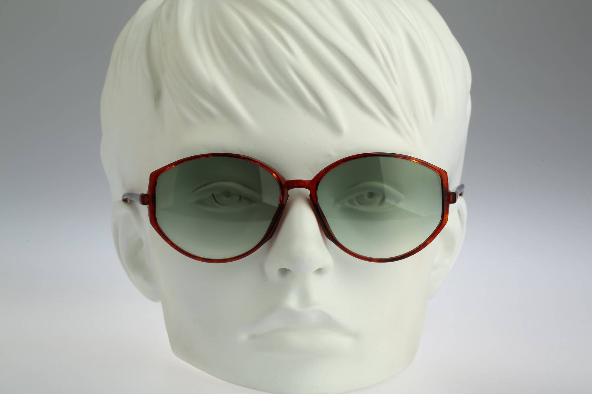 Silhouette M 1803 C 1218, Vintage 80Er Getönte Grüne Linsen Schildkröte Schmetterling Sonnenbrille Damen, Nos von CarettaVintageCo