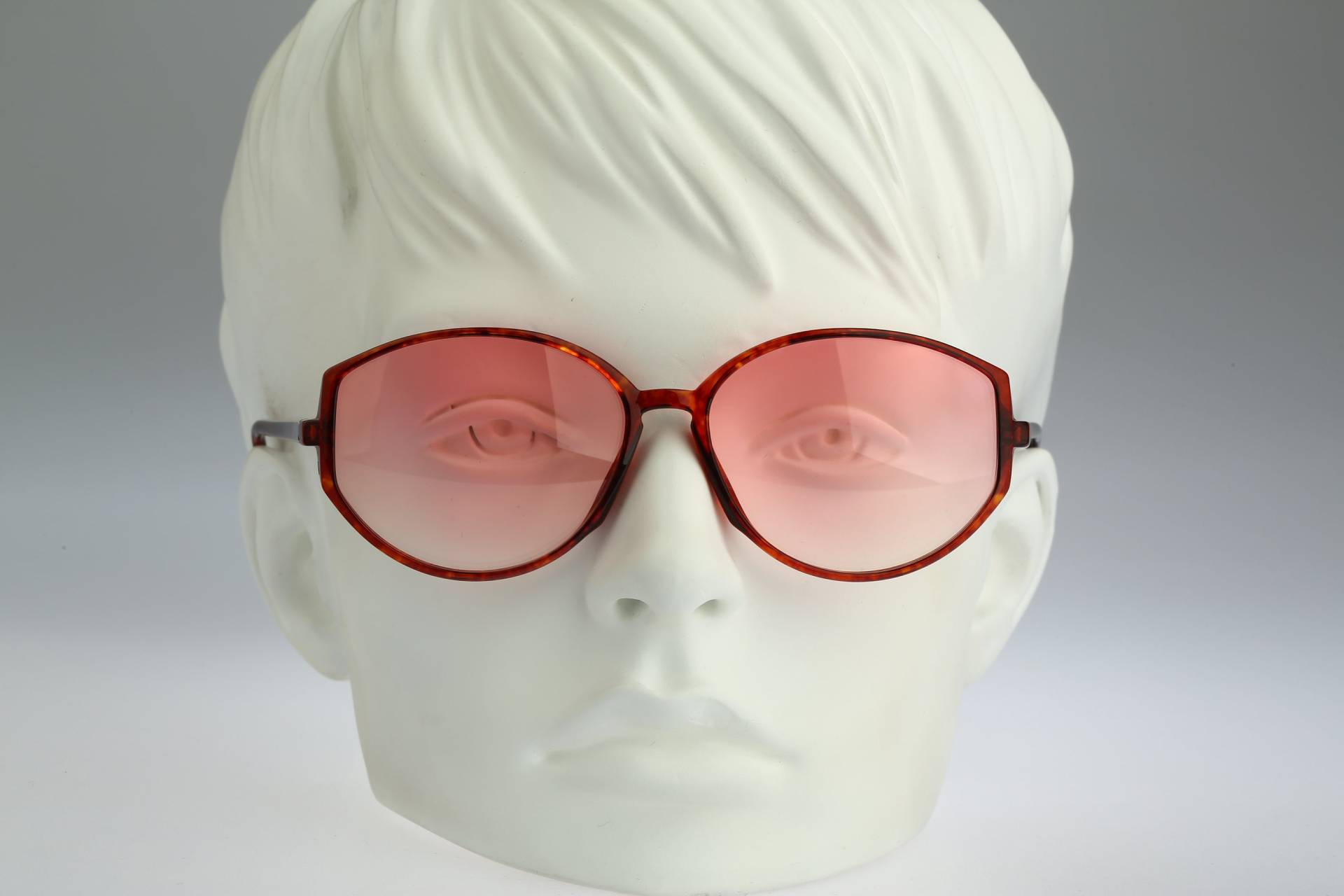 Silhouette M 1803 C 1218, Vintage 80Er Pink Gläser Schildkröte Schmetterling Sonnenbrille Damen, Nos von CarettaVintageCo