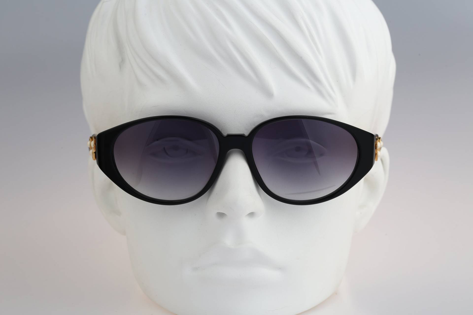 Silhouette M 3127, Vintage 80Er Jahre Einzigartig Schildkröte & Schwarz Ovale Sonnenbrille Damen, Nos von CarettaVintageCo