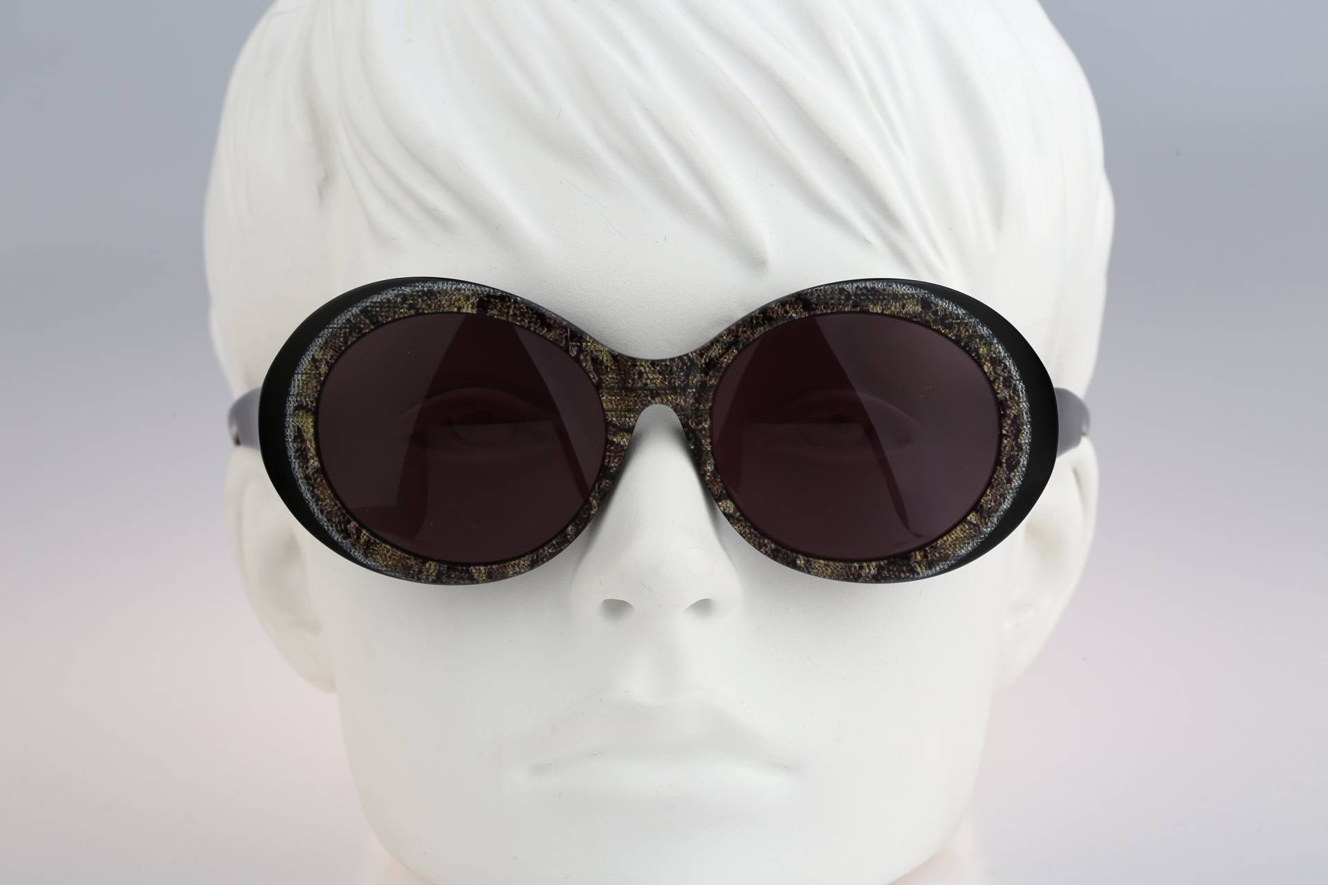 Silhouette M 3155, Vintage 80Er Jahre Bunt Oversized Runde Sonnenbrille Damen Nos von CarettaVintageCo