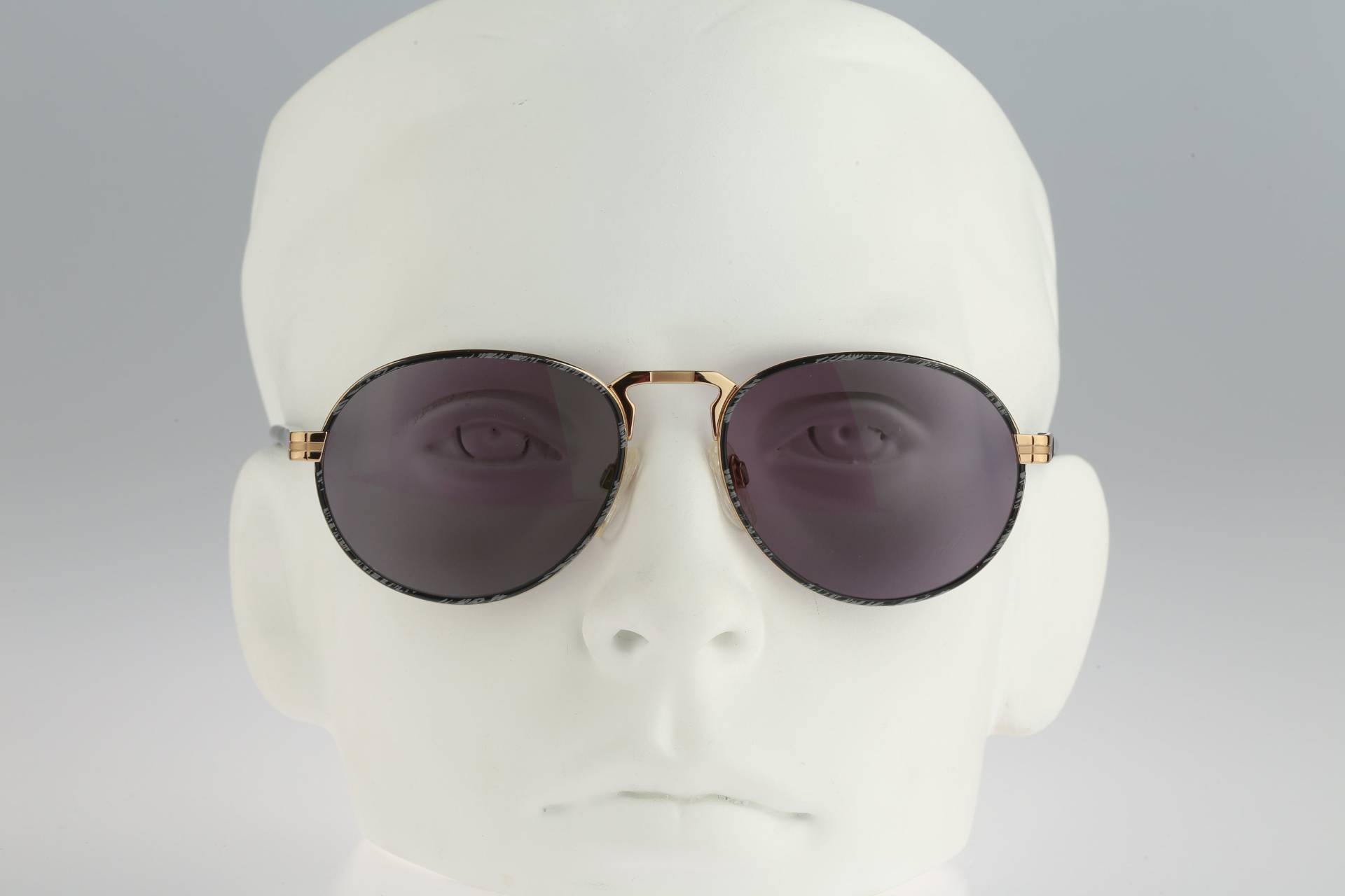 Silhouette M 7116 /33 V 6053, Vintage 90Er Jahre Unikat Rund Sonnenbrille Herren Nos von CarettaVintageCo