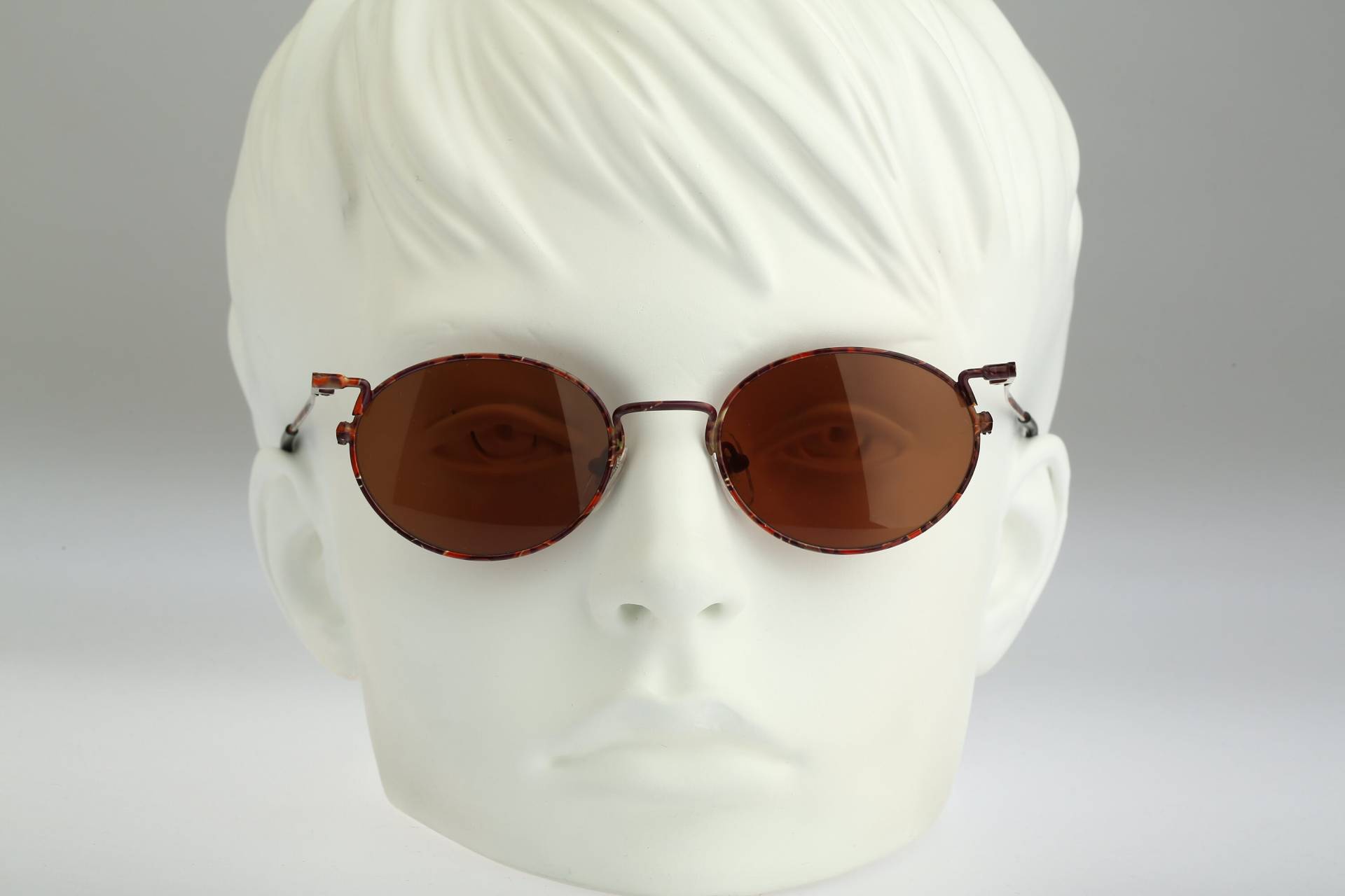 Trend Company 535 002, Vintage 90Er Jahre Unikat Steampunk Schildkröte Oval Sonnenbrille Herren & Frauen, Nos von CarettaVintageCo