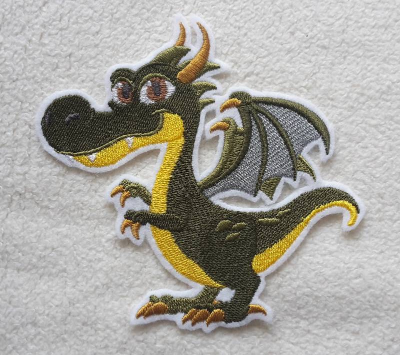 Drachen Applikation in Wunschfarbe von CareweZauberstern