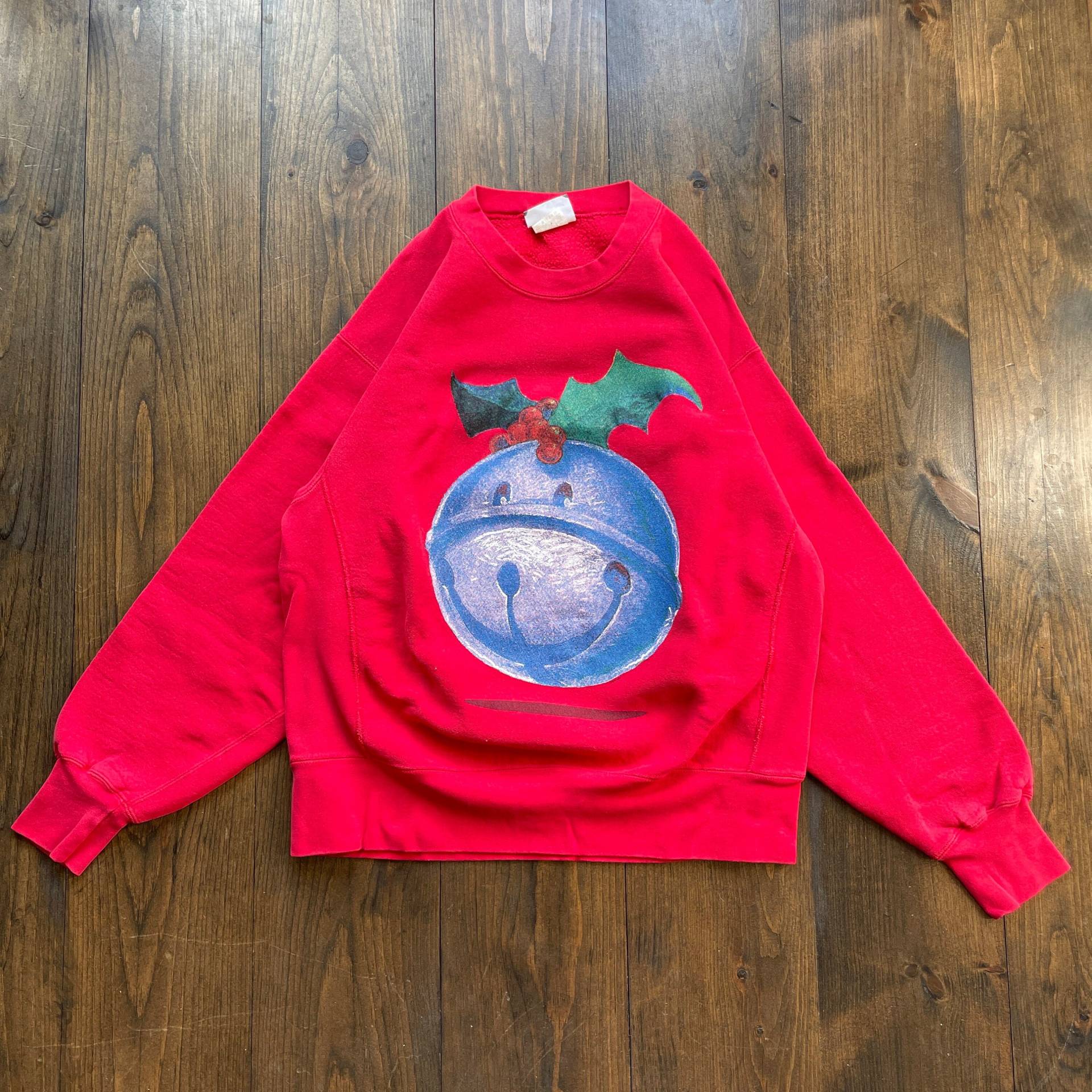 Vintage 1998 Christmas Bell Holiday Dickes Sweatshirt Mit Rundhalsausschnitt/Made in Usa von CargoThrifts
