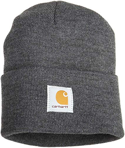 Carhartt Wintermütze für Sie und Ihn, OFA, 100% Polyacryl,elastisch, Grau, Einheitsgröße von Carhartt