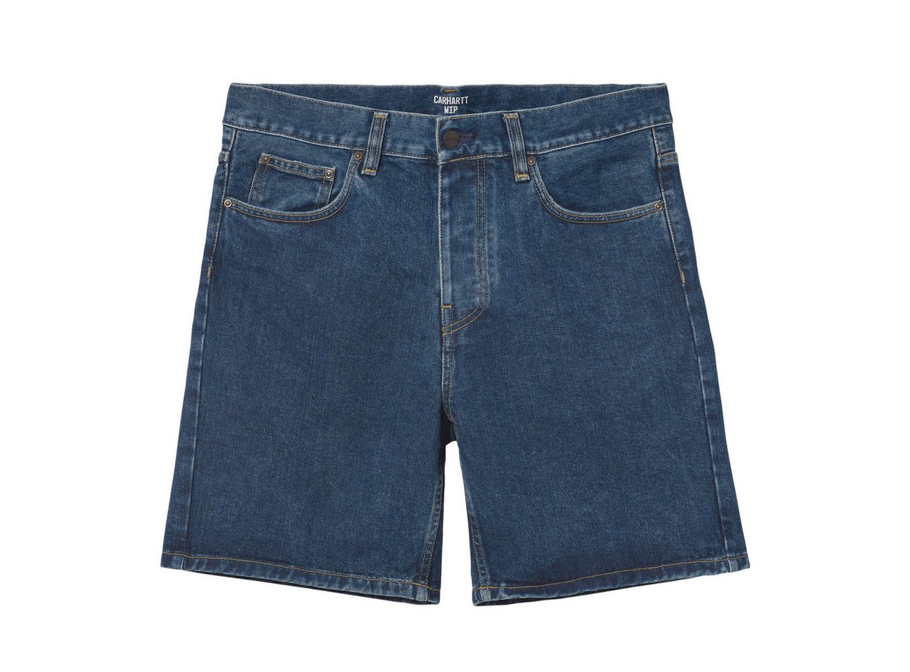 Carhartt WIP 5-Pocket-Jeans Carhartt WIP Newel Short Herren Blue Stone Washed von Carhartt WIP