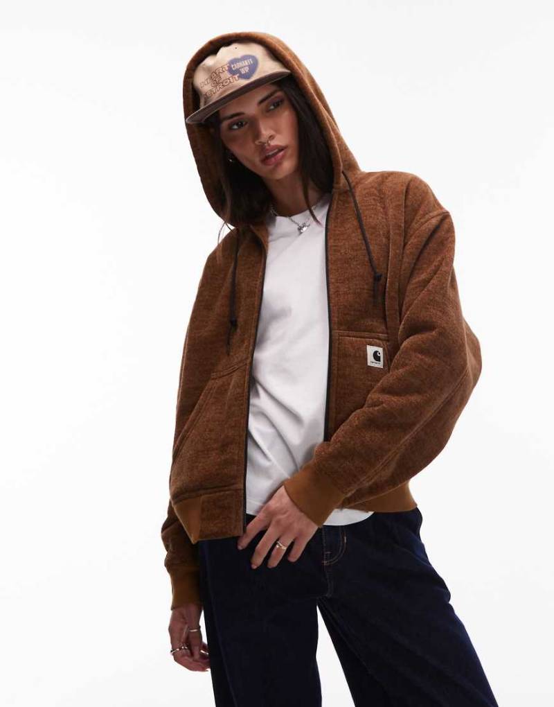 Carhartt WIP - Active OG - Sweatjacke in Braun-Brown Carhartt WIP - Active OG - Sweatjacke in Braun-Brown von Carhartt WIP