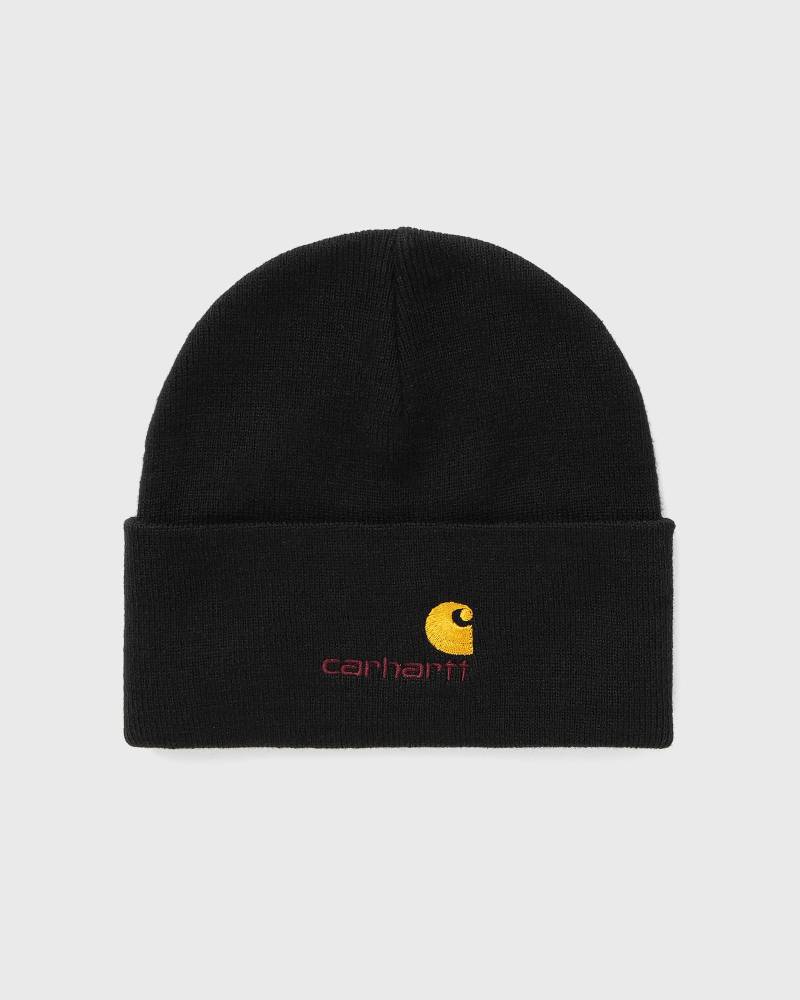 Carhartt WIP American Script Beanie men Beanies black in Größe:ONE SIZE von Carhartt WIP