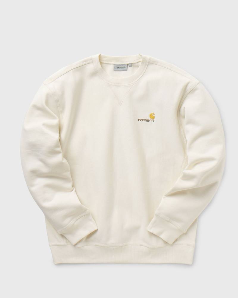 Carhartt WIP American Script Sweat men Sweatshirts beige in Größe:XXL von Carhartt WIP