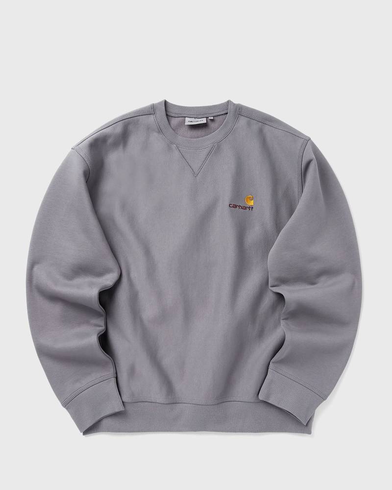 Carhartt WIP American Script Sweat men Sweatshirts grey in Größe:L von Carhartt WIP