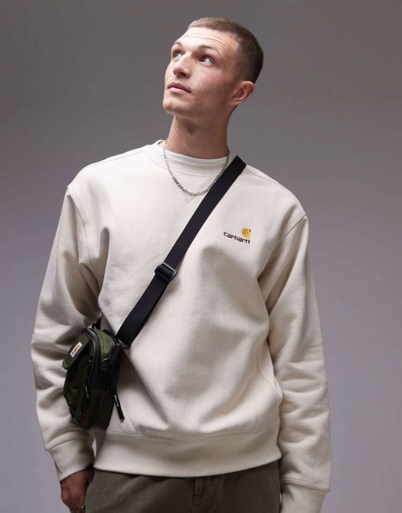 Carhartt WIP - American Script - Sweatshirt in gebrochenem Weiß Carhartt WIP - American Script - Sweatshirt in gebrochenem Weiß von Carhartt WIP