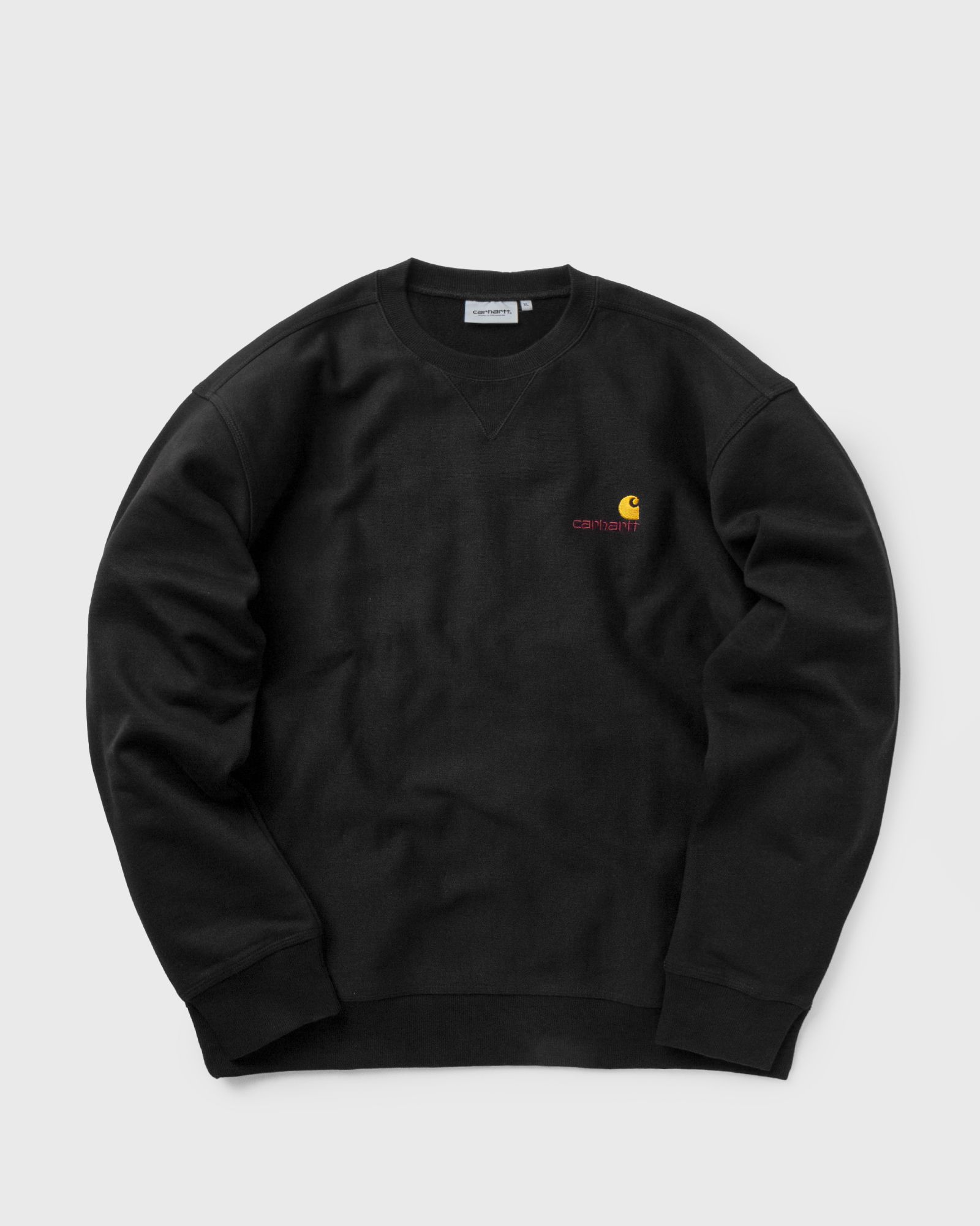 Carhartt WIP American Script Sweatshirt men Sweatshirts black in Größe:L von Carhartt WIP