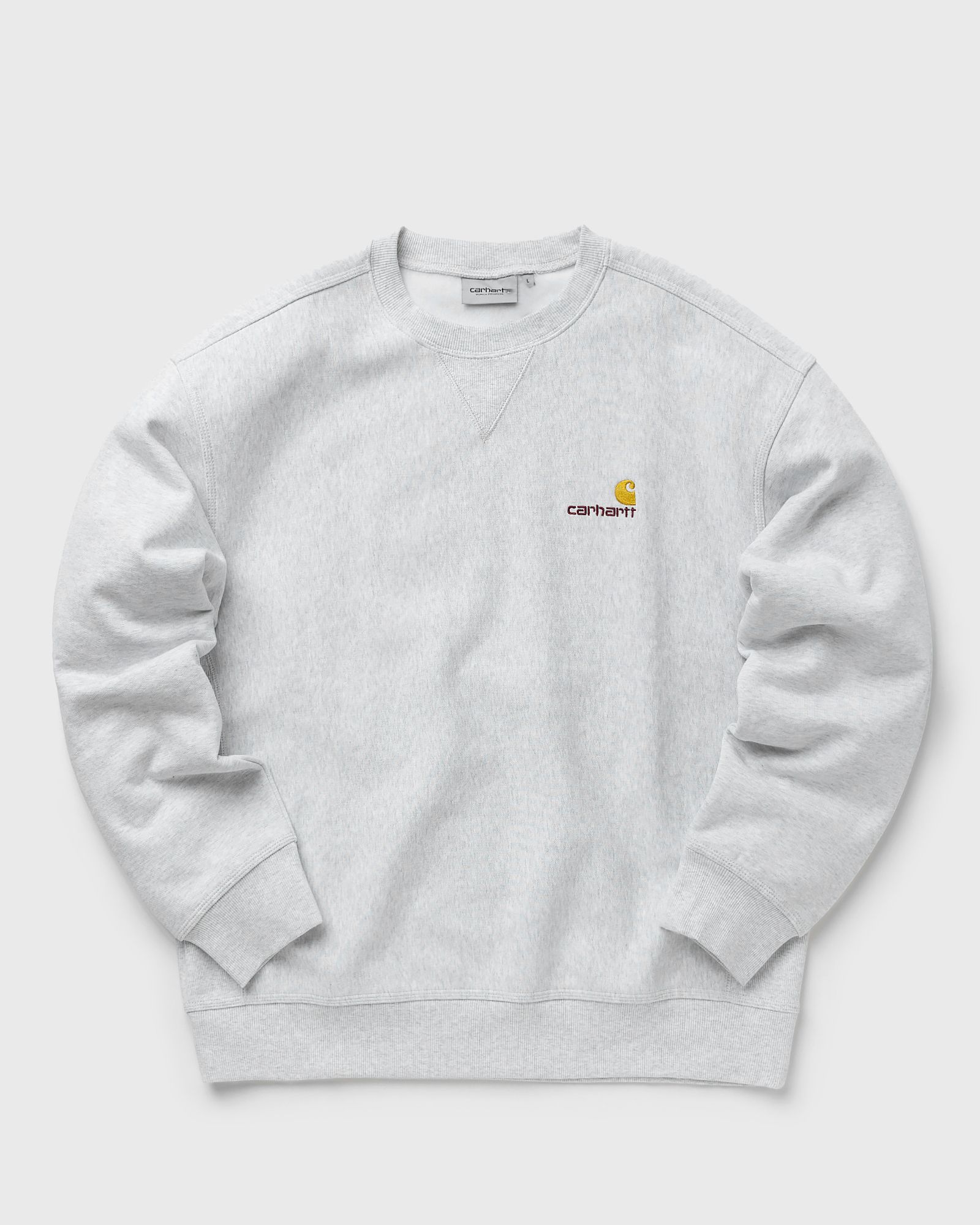 Carhartt WIP American Script Sweatshirt men Sweatshirts grey in Größe:M von Carhartt WIP