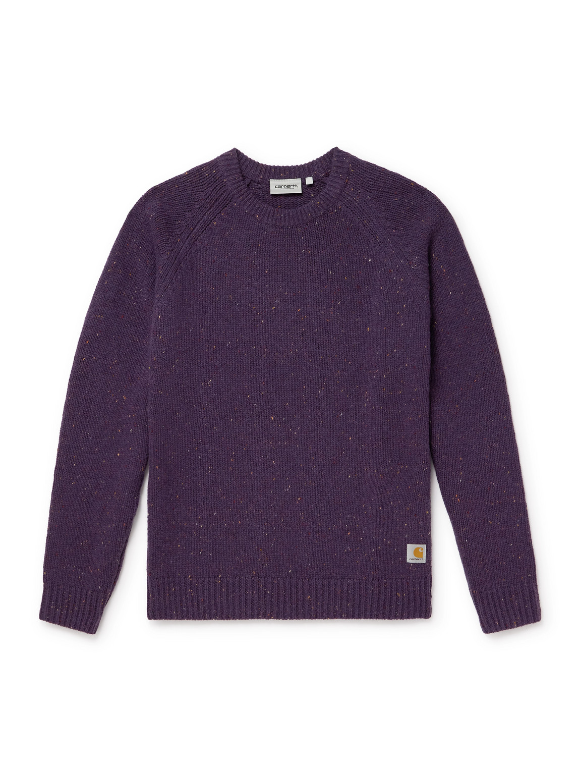 Carhartt WIP - Anglistic Wool-Blend Sweater - Men - Purple - M von Carhartt WIP