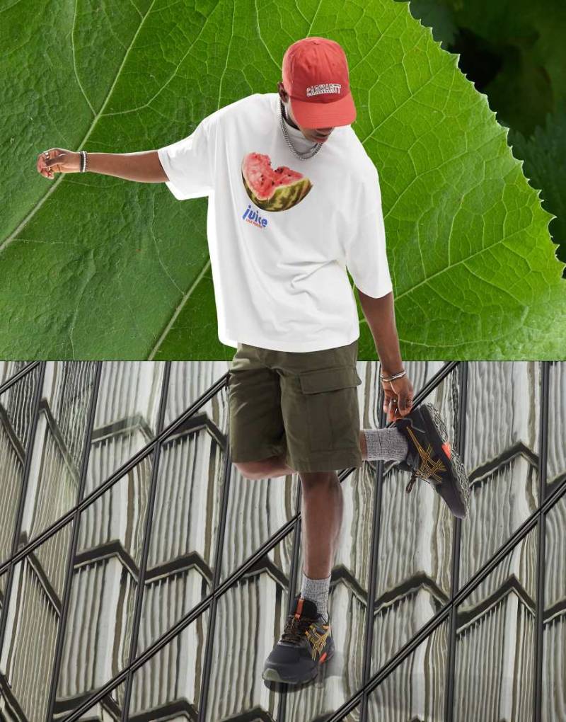 Carhartt WIP - Aviation - Schmal geschnittene Cargo-Shorts in Khaki-Grün von Carhartt WIP