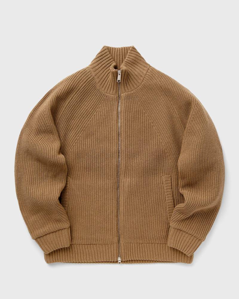 Carhartt WIP Banley Sweater Jacket men Pullovers|Zippers & Cardigans brown in Größe:M von Carhartt WIP