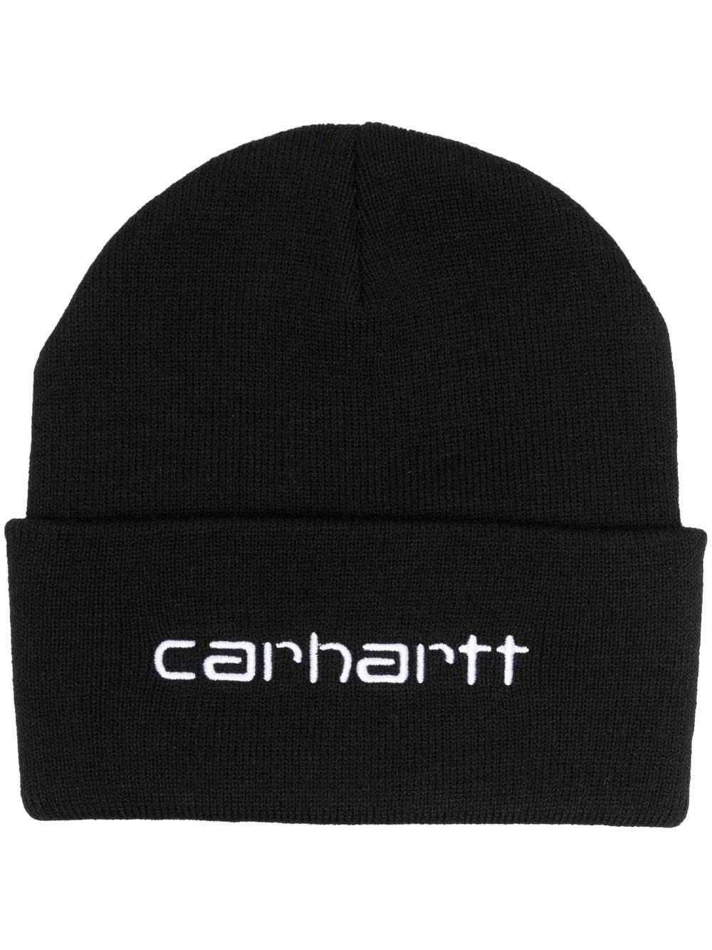 Carhartt WIP Beanie mit Logo-Stickerei - Schwarz von Carhartt WIP