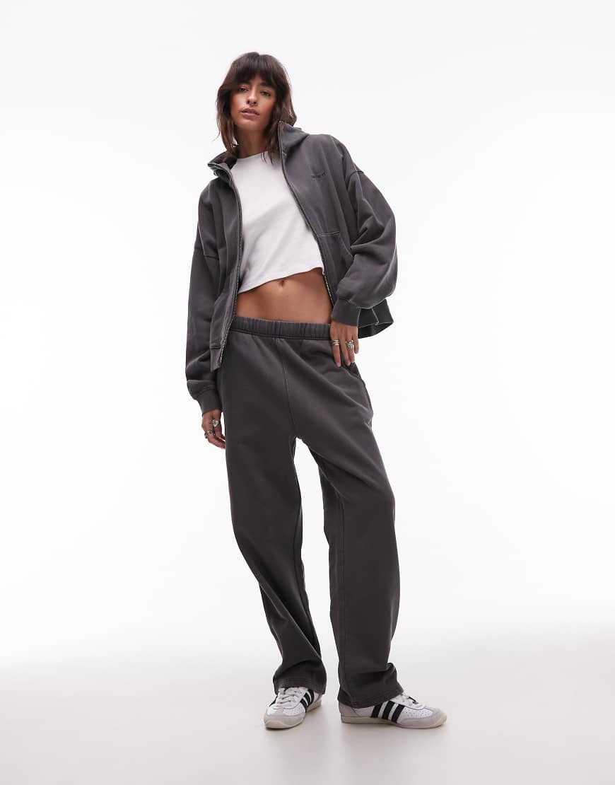 Carhartt WIP - Benton - Jogginghose in verwaschenem Schwarz von Carhartt WIP